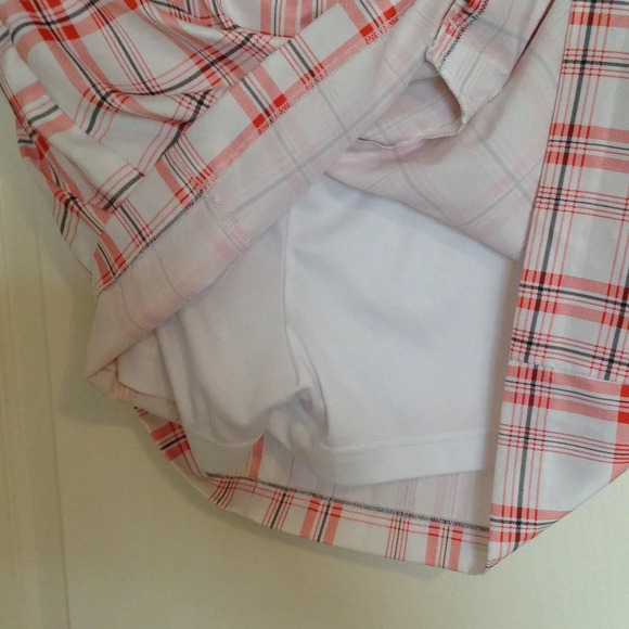 IZOD PerformX Women's Golf Golfing Tennis Skort Stretch Skirt Size 12 White Red - Picture 7 of 8